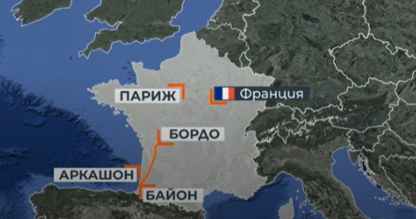 Митнически служители в Аркашон Югозападна Франция откриха и иззеха при